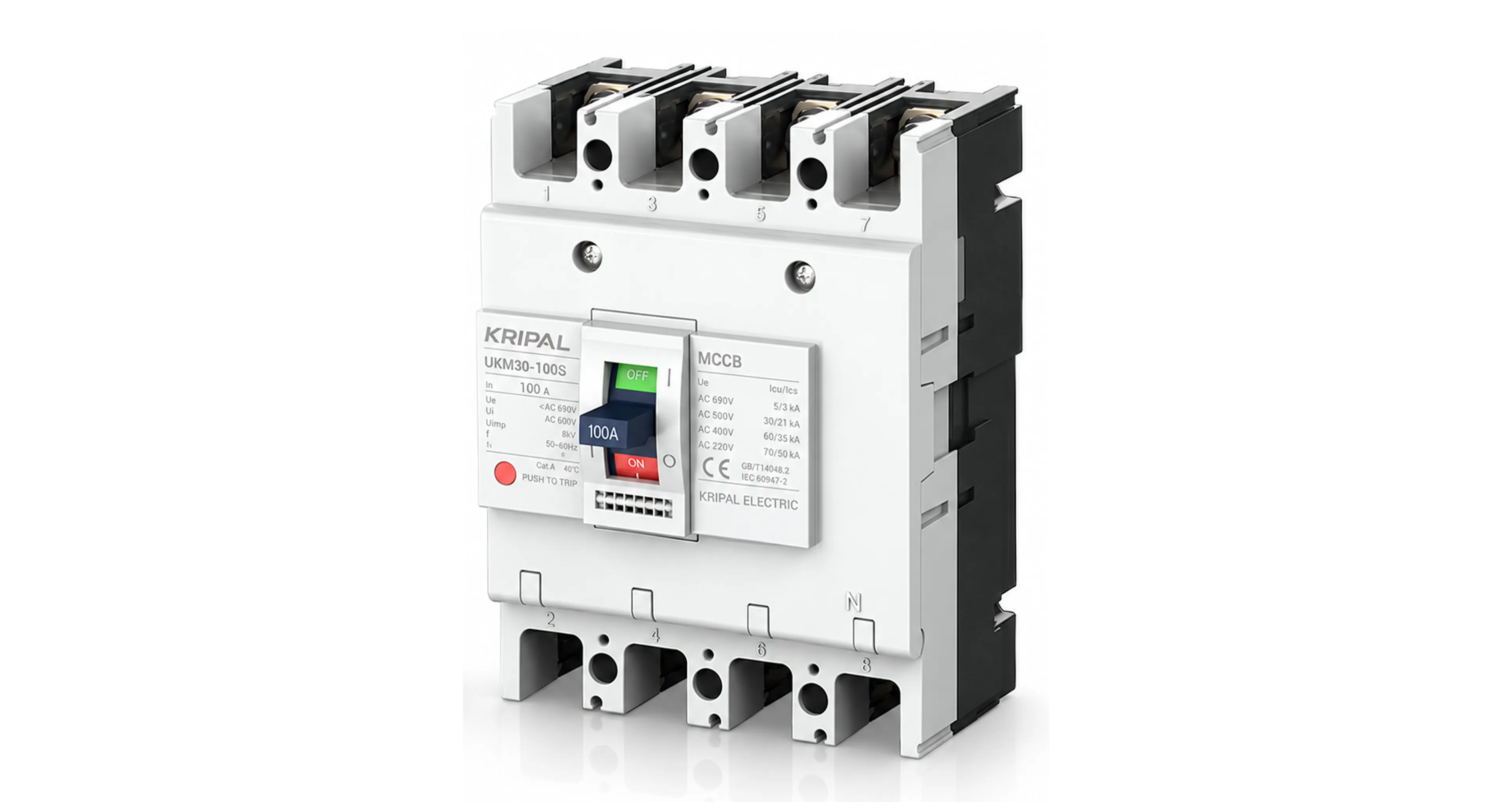 UKM-30 (100A) (CE, IEC:60947-2 & GB/T 14048.2 CERTIFIED) thumbnail 2