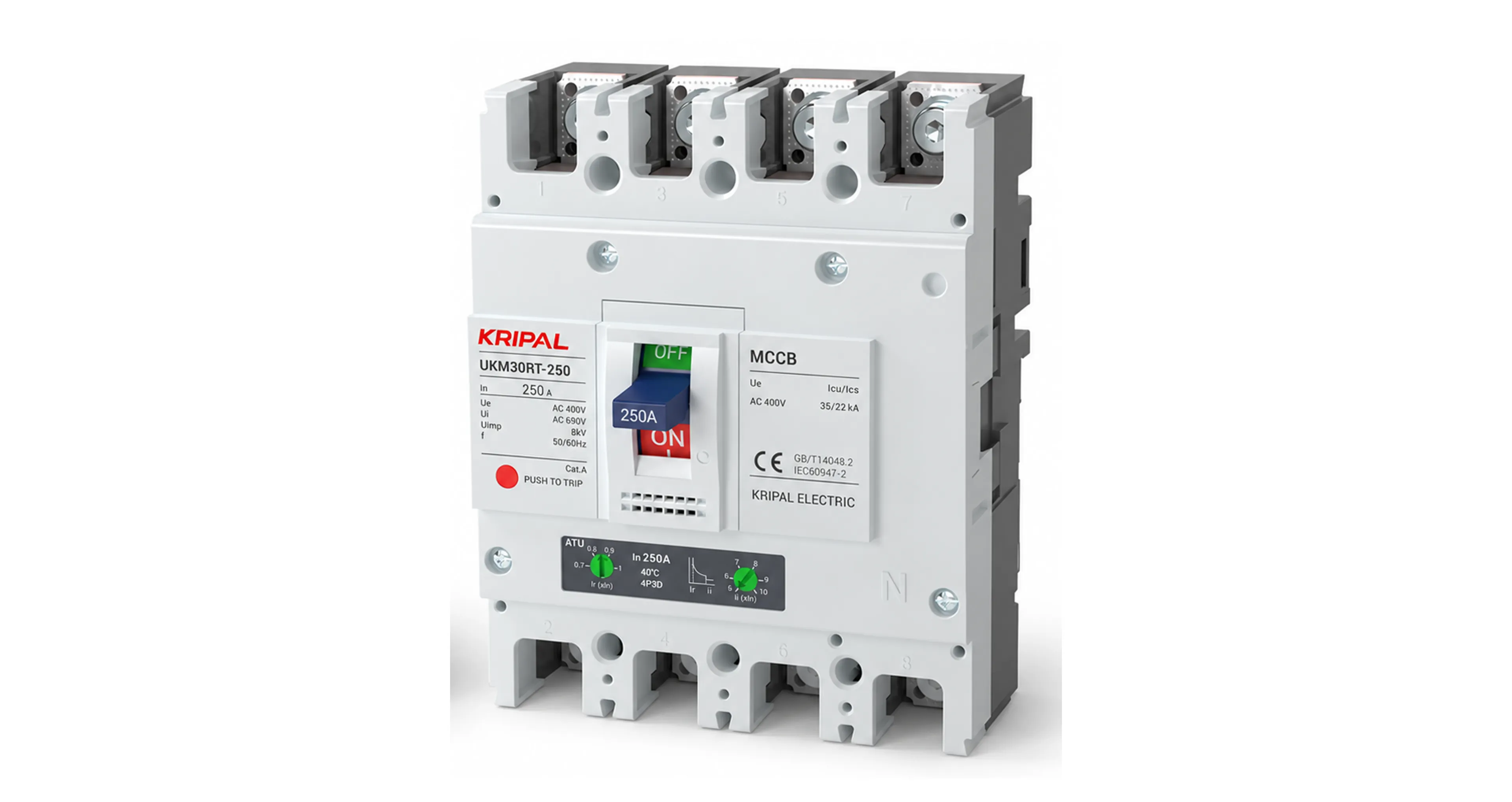 UKM-30RT (250A) (CE, IEC:60947-2 & GB/T 14048.2 CERTIFIED) thumbnail 2