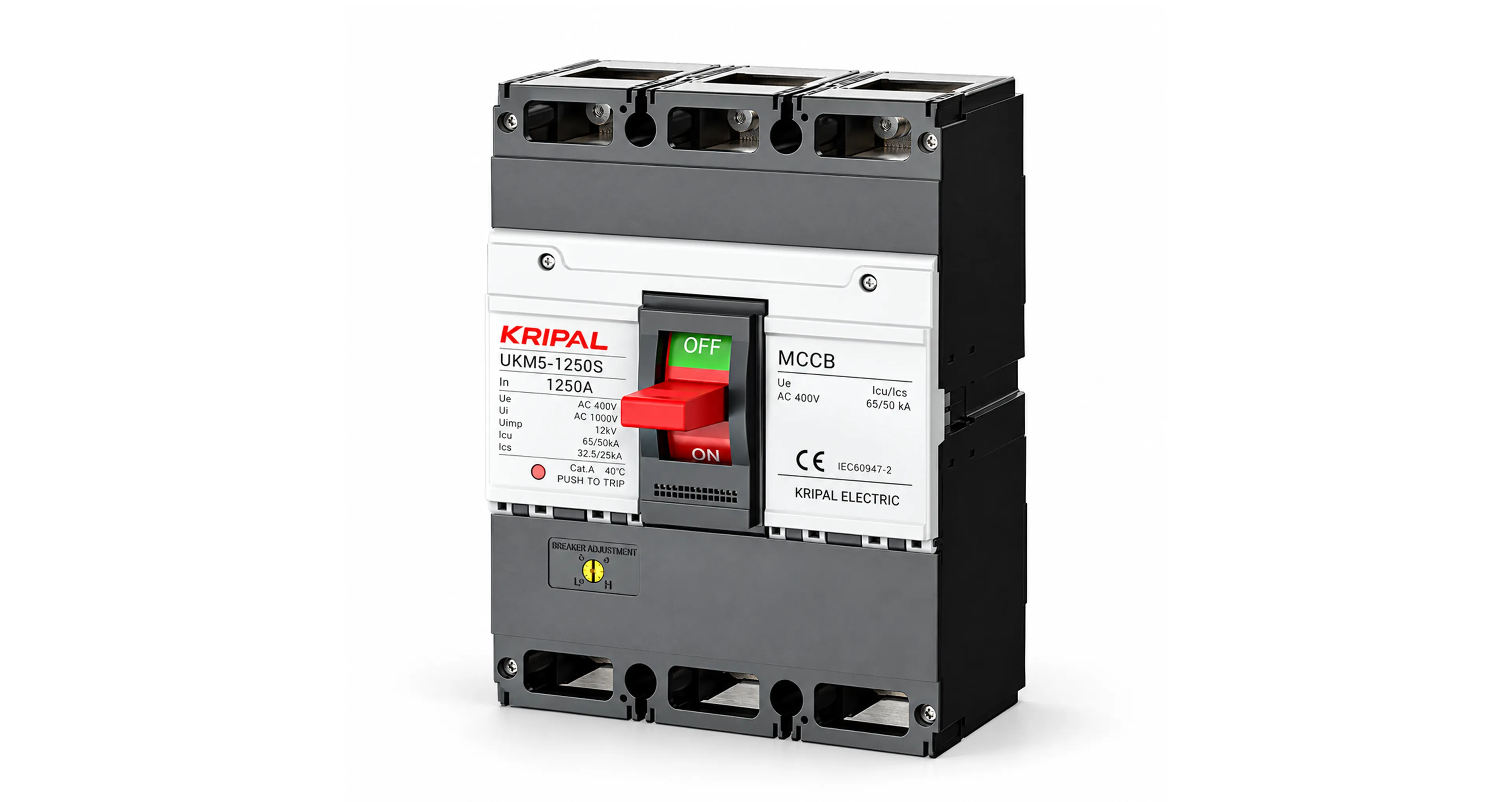 KRIPAL UKM5-63 (800A ~ 1250A) (CE, IEC:60947-2 & GB/T 14048.2 CERTIFIED)